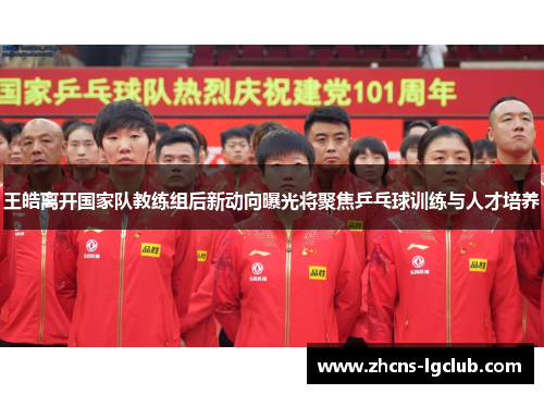 王皓离开国家队教练组后新动向曝光将聚焦乒乓球训练与人才培养